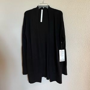 lululemon Cashlu Sweater Wrap Black M/L